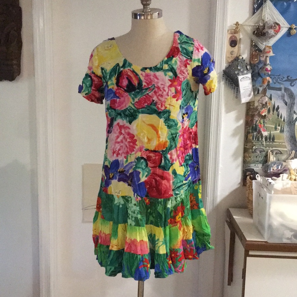 FLORAL JAMS WORLD DRESS XL